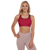 Diamond Red Sports Bra